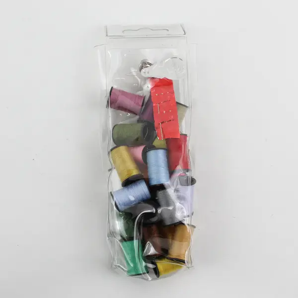 22 Sewing Thread Spools Assorted Colors Needles & Threader