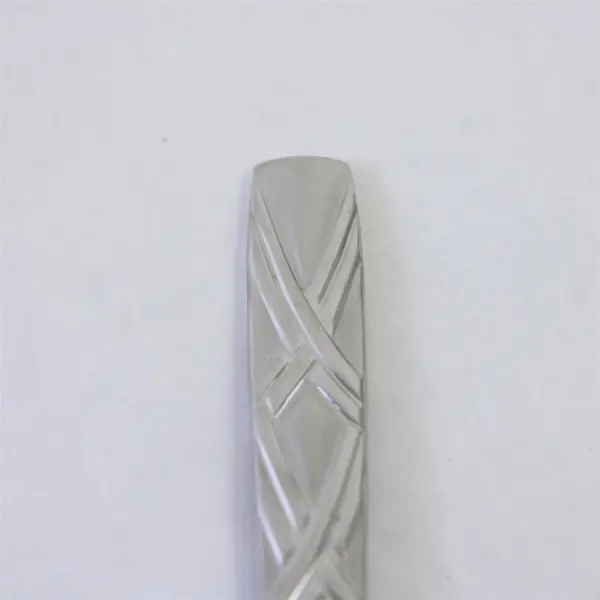 Lot of 2 Hampton Silversmiths HSV2 Stainless Steel Teaspoons 6.5 in