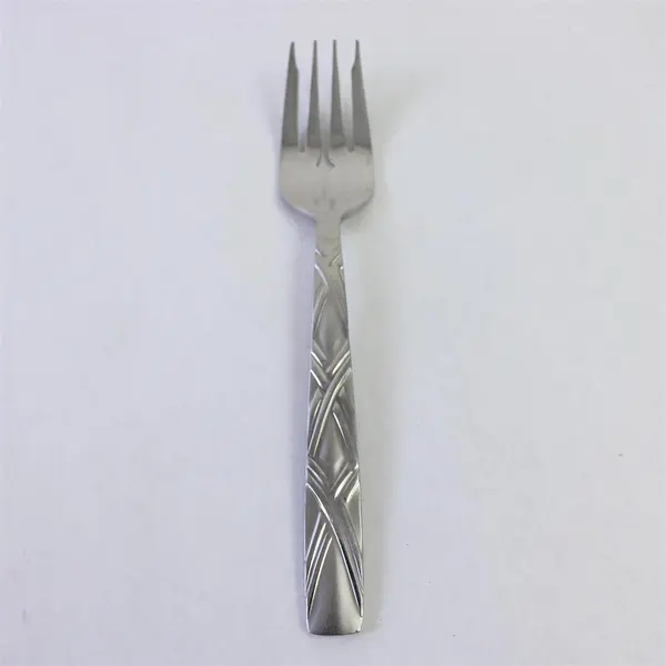 Lot of 2 Hampton Silversmiths HSV2 Stainless Steel Salad Forks 7"