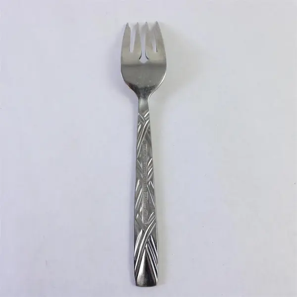 Lot of 2 Hampton Silversmiths HSV2 Stainless Steel Salad Forks 7"