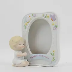 Enesco Precious Moments Grandpa's Little Angel Ceramic Picture Frame