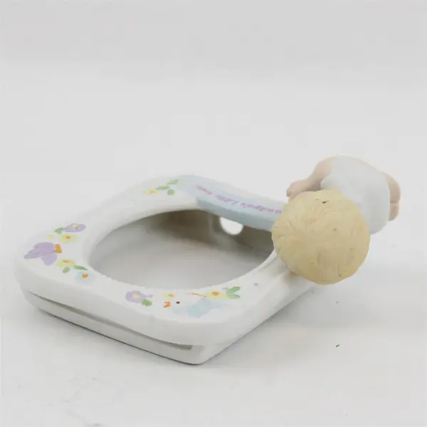 Enesco Precious Moments Grandpa's Little Angel Ceramic Picture Frame
