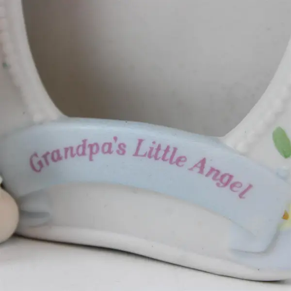 Enesco Precious Moments Grandpa's Little Angel Ceramic Picture Frame