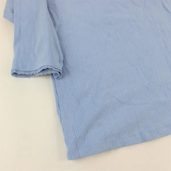 Women's Venezia Light Blue V-Neck 3/4 Sleeve T-Shirt Size 18-20