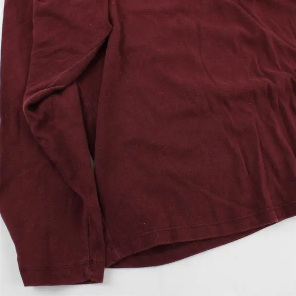 Venezia Burgundy Women's Casual Pullover Long Sleeve Shirt 18/20