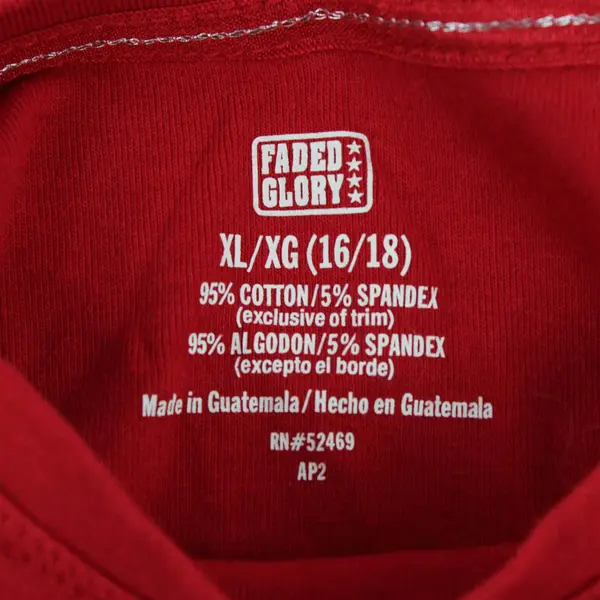 Women's Faded Glory Red Long Sleeved Shirt Size XL (16-18)