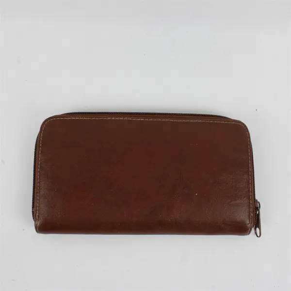 Rosetti Brown Zip-Around Women's Wallet Card Slots Coin Pocket