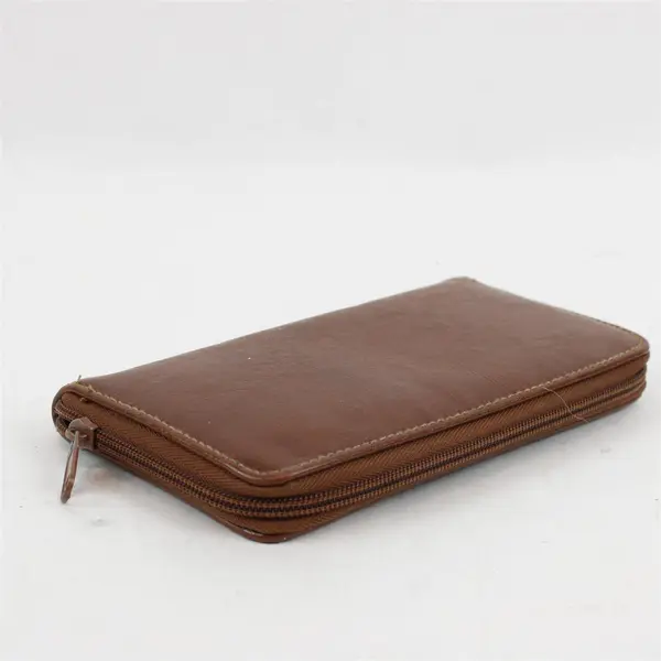 Rosetti Brown Zip-Around Women's Wallet Card Slots Coin Pocket