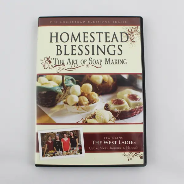 Homestead Blessings Art of Soap Making 2009 DVD Franklin Springs