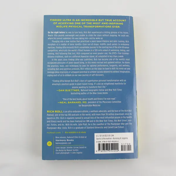 Finding Ultra by Rich Roll Rejecting Middle Age 2018 PB Revised Updated Good