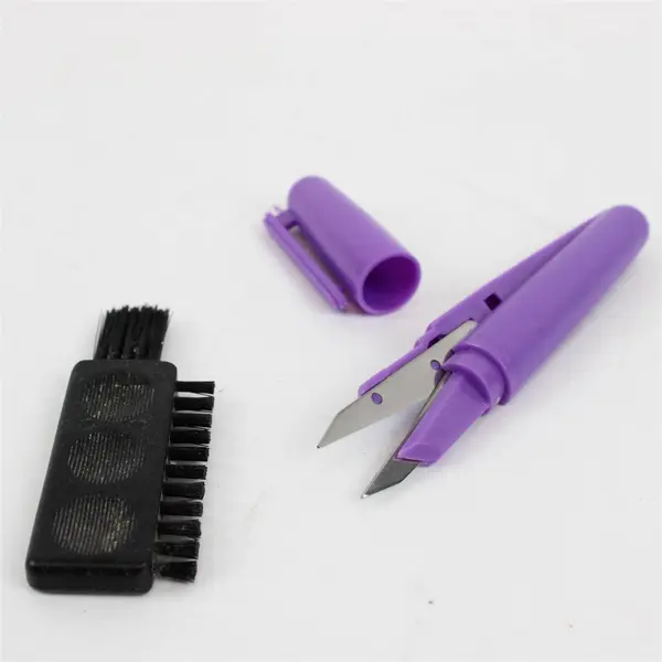 Lot of 5 Craft Sewing Accessories Thimble Brush Tongs Travel Scissors