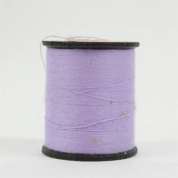 Lot of 6 Sewing Thread Spools Assorted Colors Pink Purple Green Blue