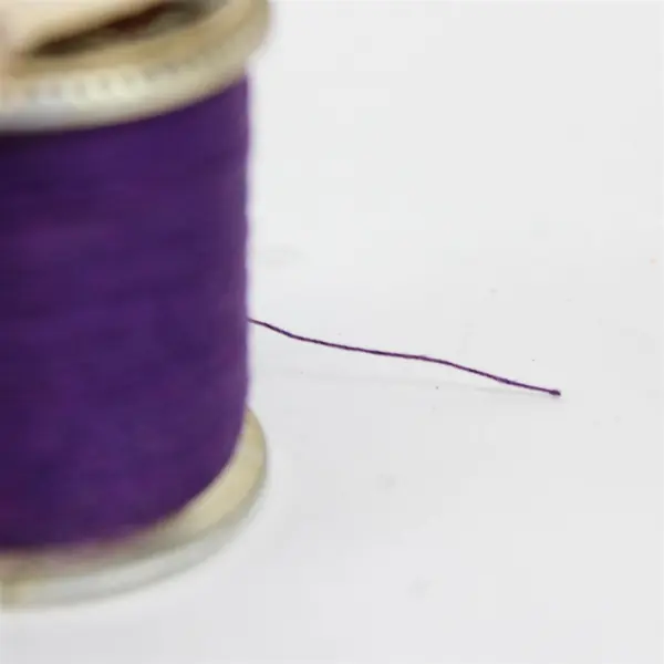 Lot of 6 Sewing Thread Spools Assorted Colors Pink Purple Green Blue