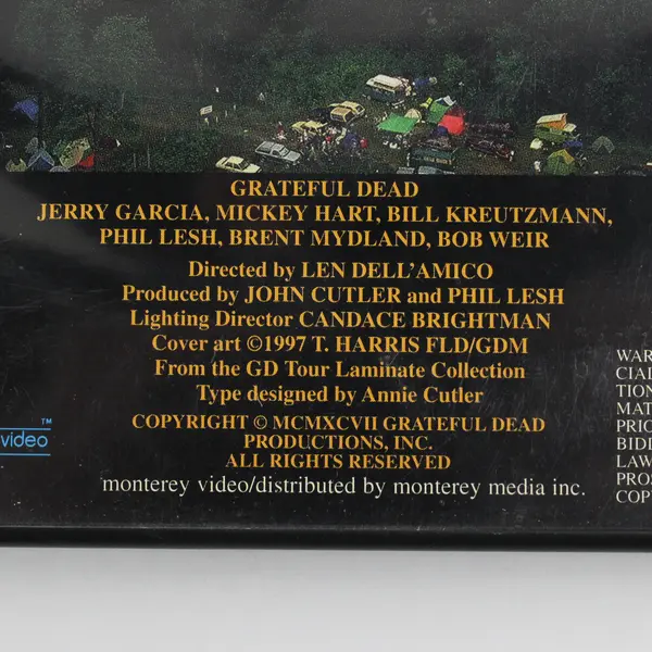 Grateful Dead Downhill From Here Recorded Live 1989 Alpine Valley DVD 1999 Rel