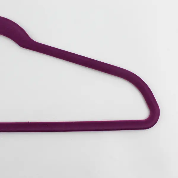 Set of 10 Joy Fuchsia Felt Clothes Hangers Shirts and Pants