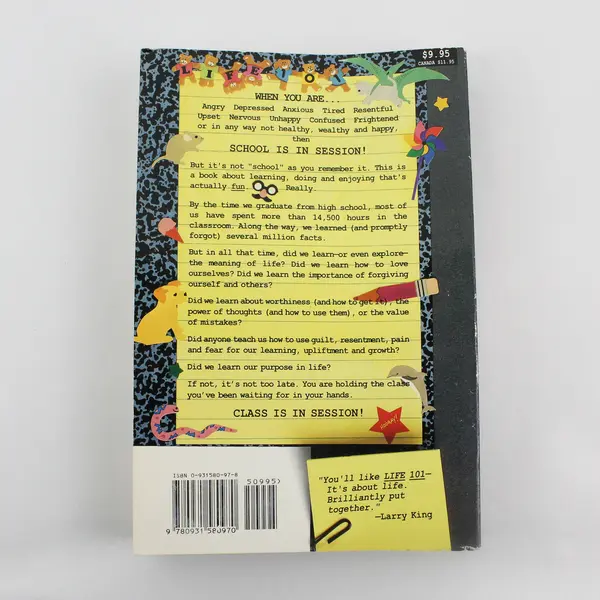 Life 101 Everything We Wish We Had Learned Peter McWilliams John-Roger 1991 PB