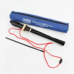 Peripole Angel Soprano Halo Recorder PB6000 W/ Case, Cleaning Rod Neck Cord