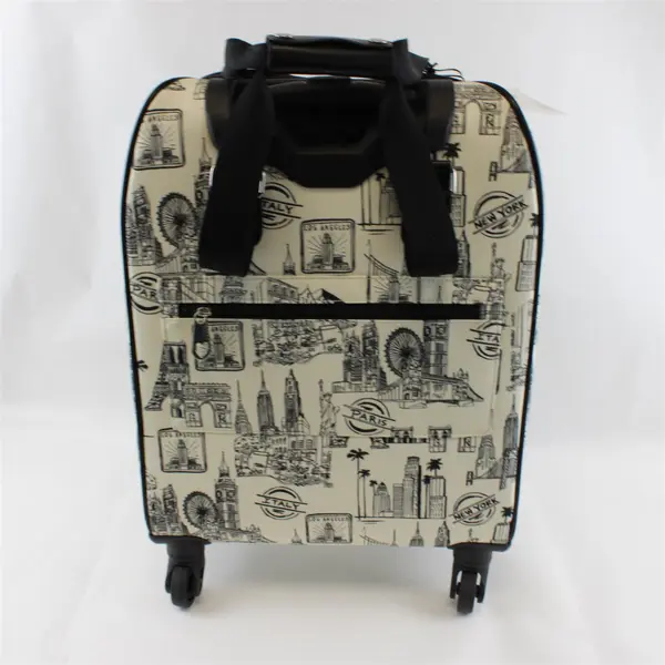 Brighton "Sketchbook" Weekender Rolling Carry-On Luggage New