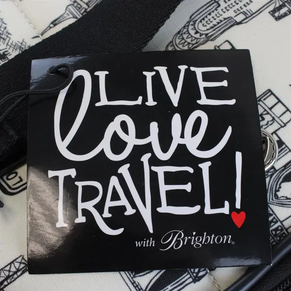 Brighton "Sketchbook" Weekender Rolling Carry-On Luggage New