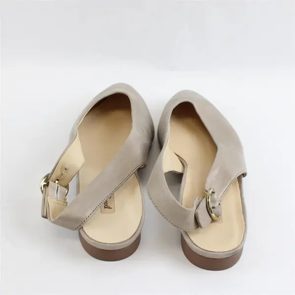 Paul Green Womens Slingback Pointed Toe Flats Gray Silver US 6 EU 40