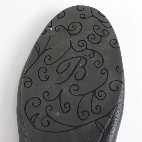 Brighton Black Leather Aleta Ballerinas Flats Slip On Shoes Womens Size 9 M