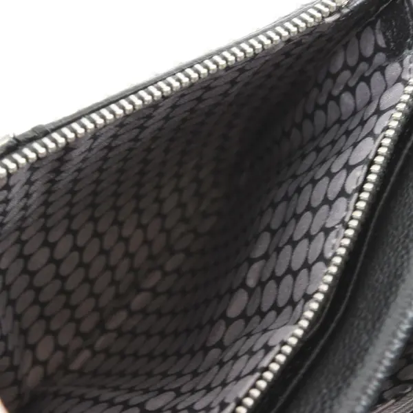 Brighton Jagger Pretty Tough Leather City Organizer Crossbody Purse Black