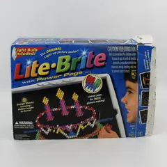 2001 Lite-Brite Power Pegs Screen & Design Sheets Only No Pegs/Screws