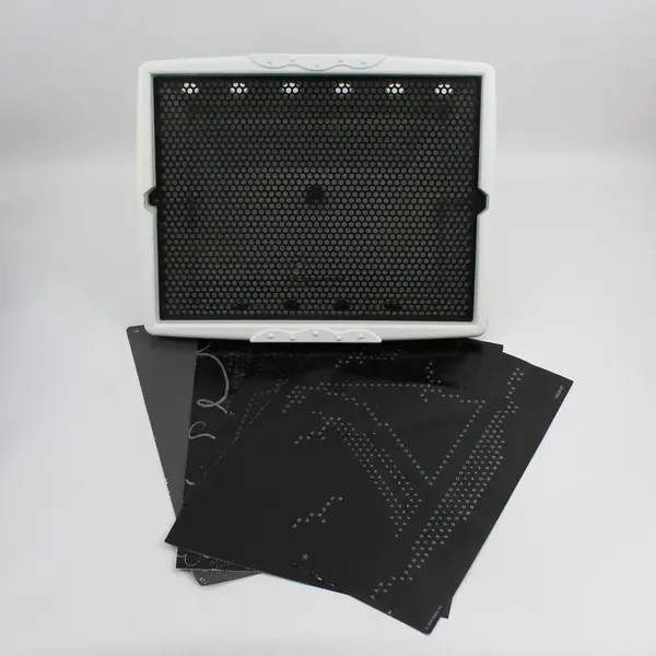 2001 Lite-Brite Power Pegs Screen & Design Sheets Only No Pegs/Screws