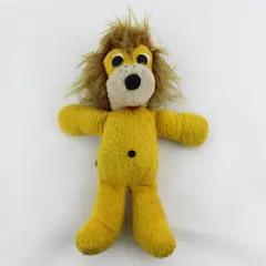 Vintage Rufus the Lion 1970s Plush Stuffed Animal Talking Mechanism