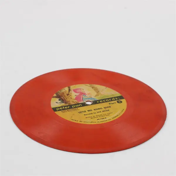 Jack Arthur Little Red Riding Hood 7" Red Vinyl Peter Pan Record