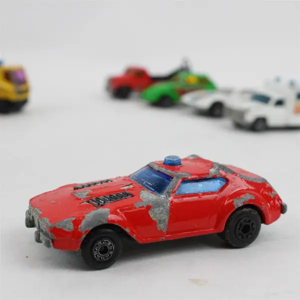 Lot of 10 Die Cast Cars & Trucks Vintage Manufacture Toy Vehicles