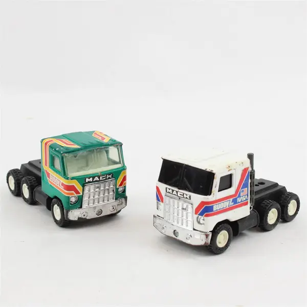 Lot of 2 Buddy L Die-Cast Mack Trucks Vintage Toy Vehicles