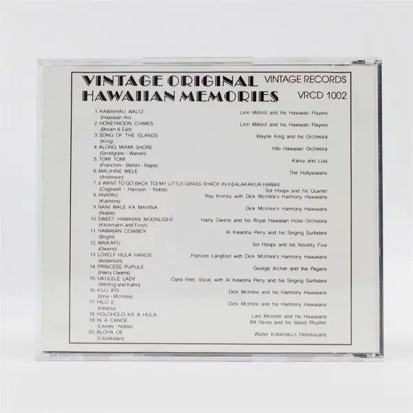 Vintage Original Hawaiian Memories CD