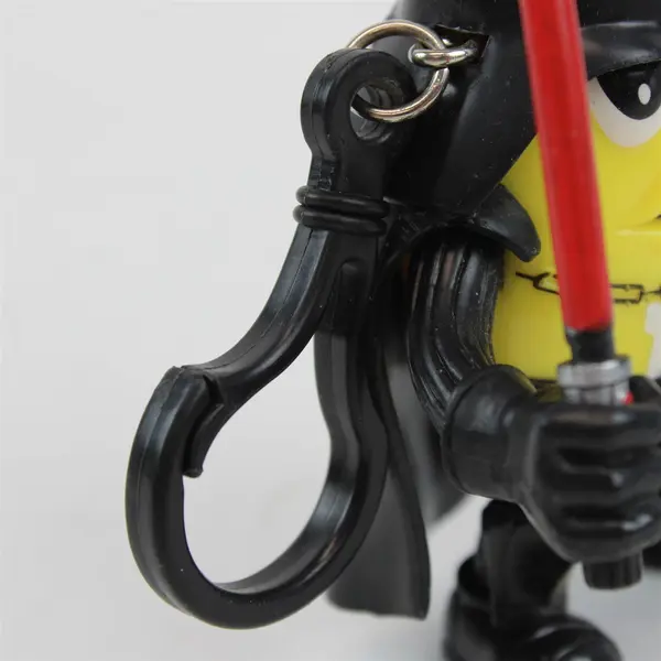 Yellow M&M Darth Vader Star Wars Keychain Action Feature Nonworking