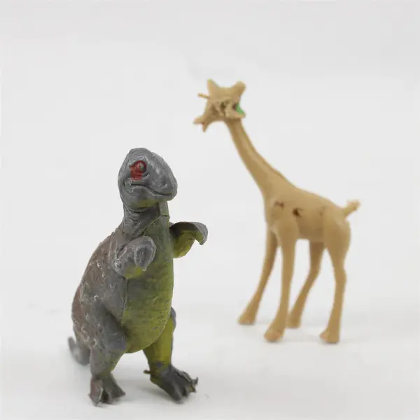 Lot of 5 Assorted Figures Burger King Dr Watson Cake Topper Dinosaur Giraffe
