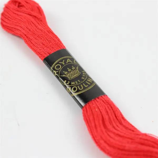 Vintage Lot of 7 Cotton Embroidery Floss Skeins DMC Anchor Royal 9 yd