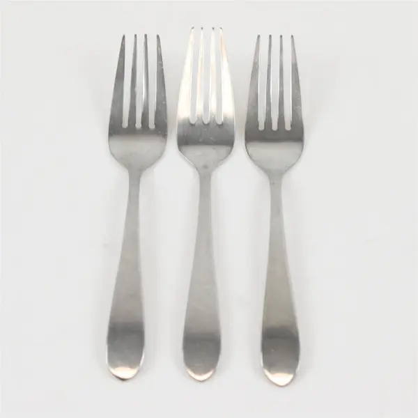 Lot of 3 18/8 Stainless Salad Forks from International in the Pattern INS647