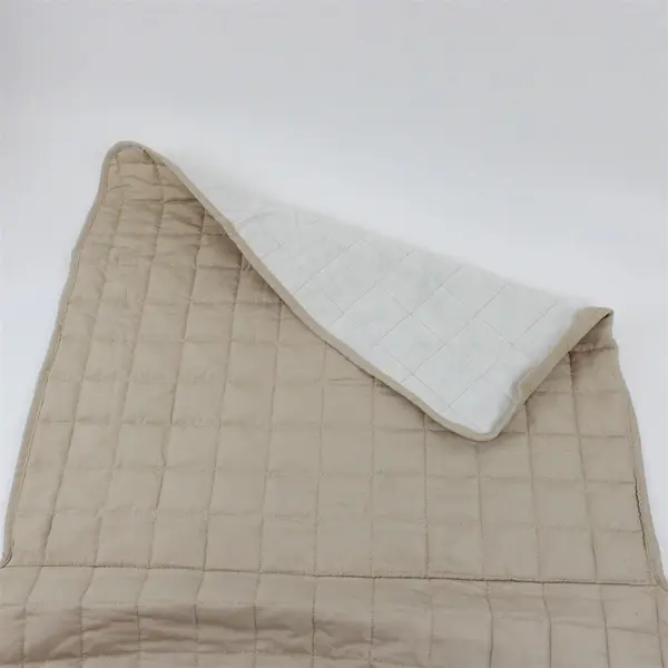 New & Next Design Limited Solid Beige Sofa Cover 100% Polyester 110" X 75.5"