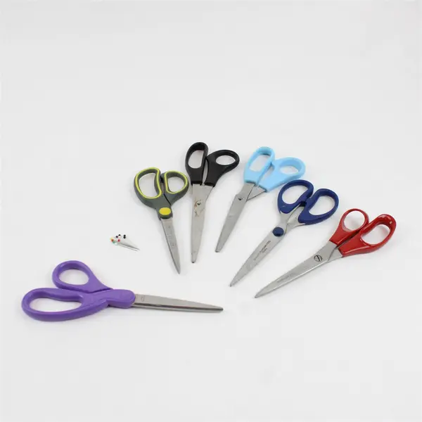 Lot of 6 Large Scissors Westcott Scotch Sears Academic Craft Paper