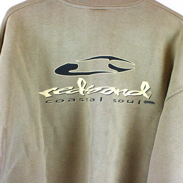 Redsand Men's XL Tan Pullover Crewneck Sweatshirt