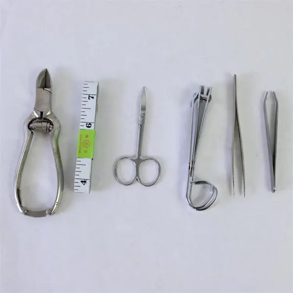 Lot of 6 Sewing Tools Tweezers Clippers Scissors Tape Measure