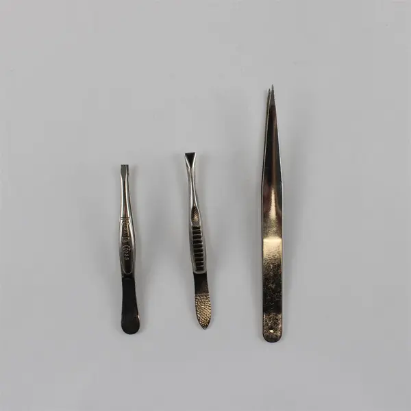 Lot of 5 Manicure Tweezers & Nail Clippers Grooming Tools - Various Brands