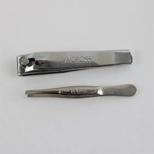 Lot of 5 Manicure Tweezers & Nail Clippers Grooming Tools - Various Brands
