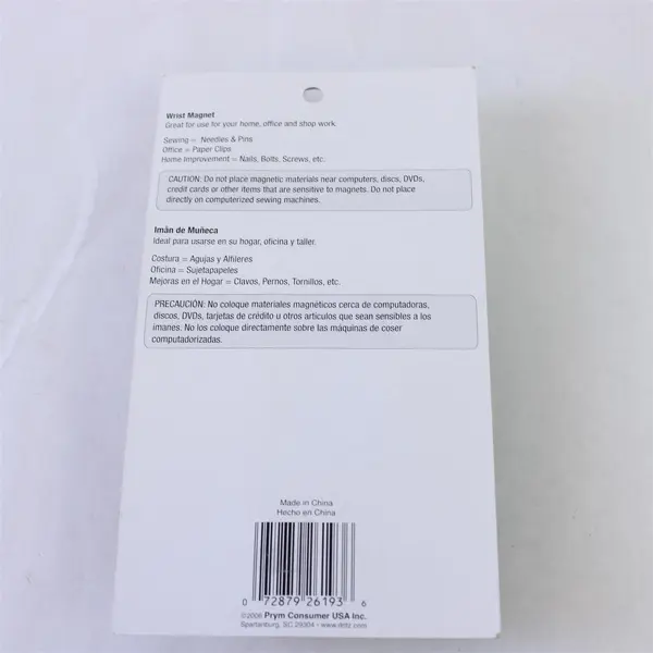 Dritz Sewing Wrist Pin Magnet Blue For Straight pins & Safety Pins NIP
