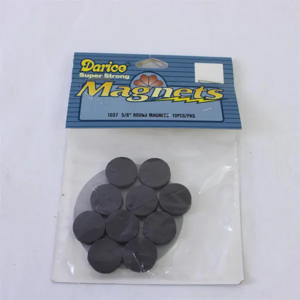 Darice Lot of 24 5/8in Round Magnets 1037 Sewing Craft DIY