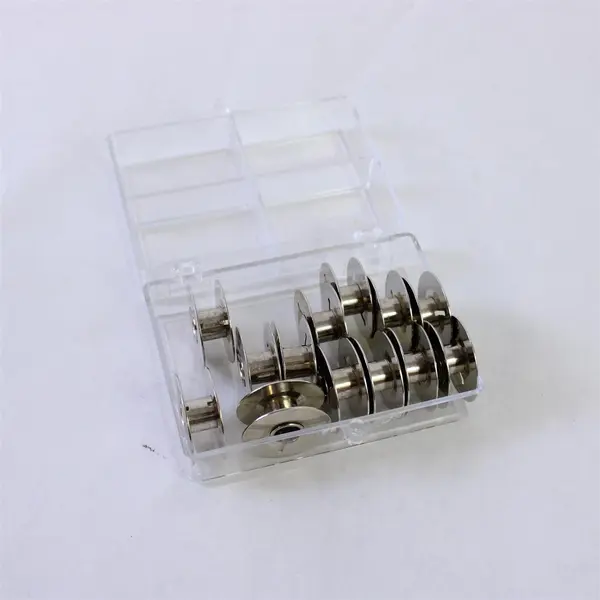 Lot of 13 Metal Sewing Machine Bobbins for Pfaff