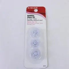Lot of 3 Singer Dritz Plastic Sewing Machine Bobbins Class 15/15J 18