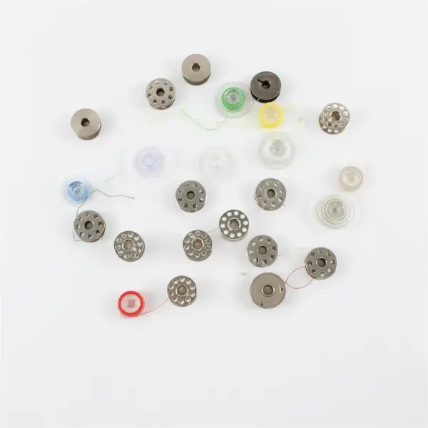 Lot of 21 Assorted Sewing Machine Bobbins Class 15 Singer Featherweight