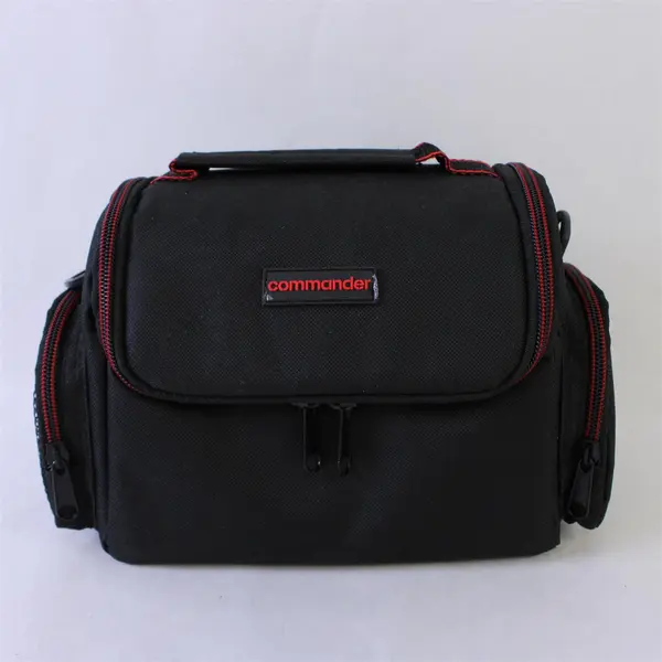 Commander Camera Bag Black &Red No Shoulder Strap