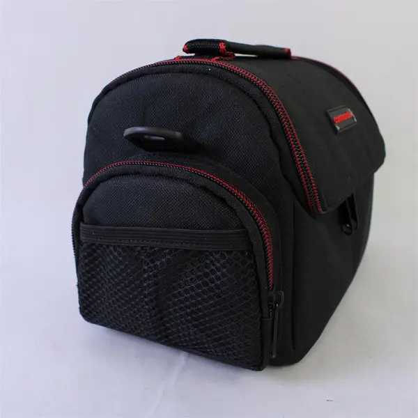 Commander Camera Bag Black &Red No Shoulder Strap